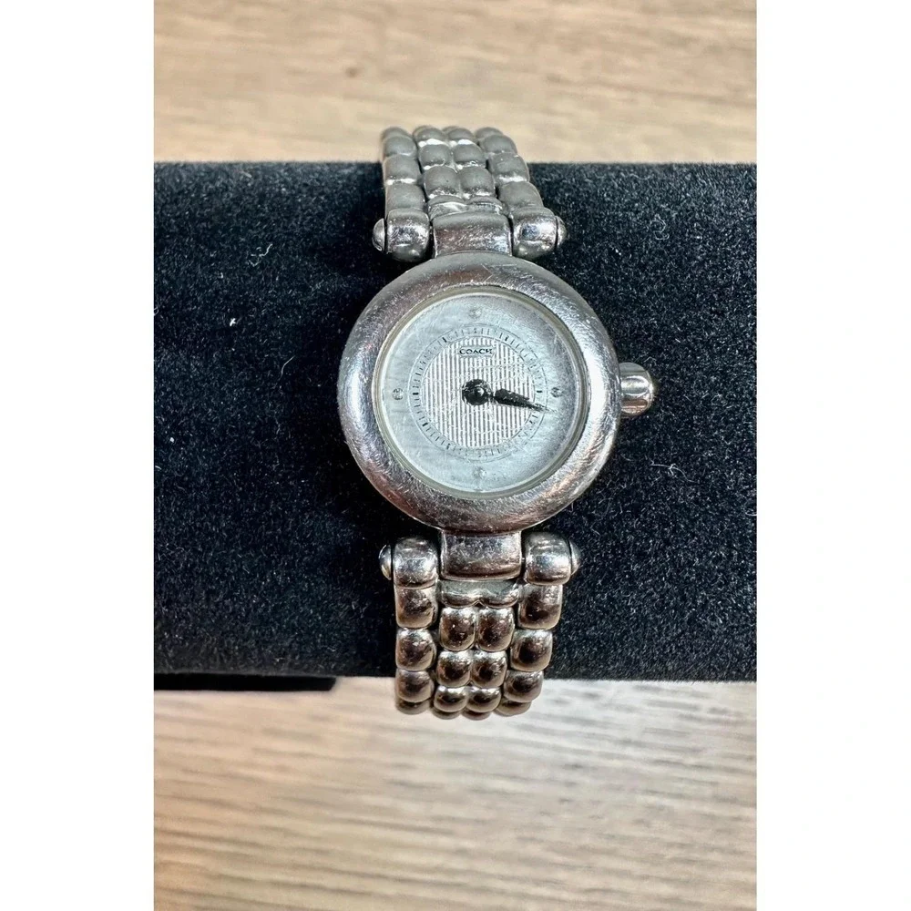 Vintage Coach W324 Swiss Quartz Women's Watch Box Papers Not Working